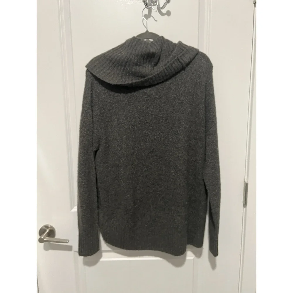 Michael Kors‎ Women's Wool-Blend Cowlneck Sweater Gray Size Medium NWT $89.50